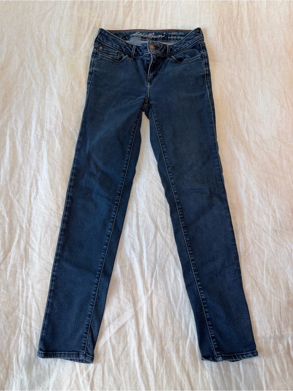 Eddie Bauer Navy Slim Stretch Jeans